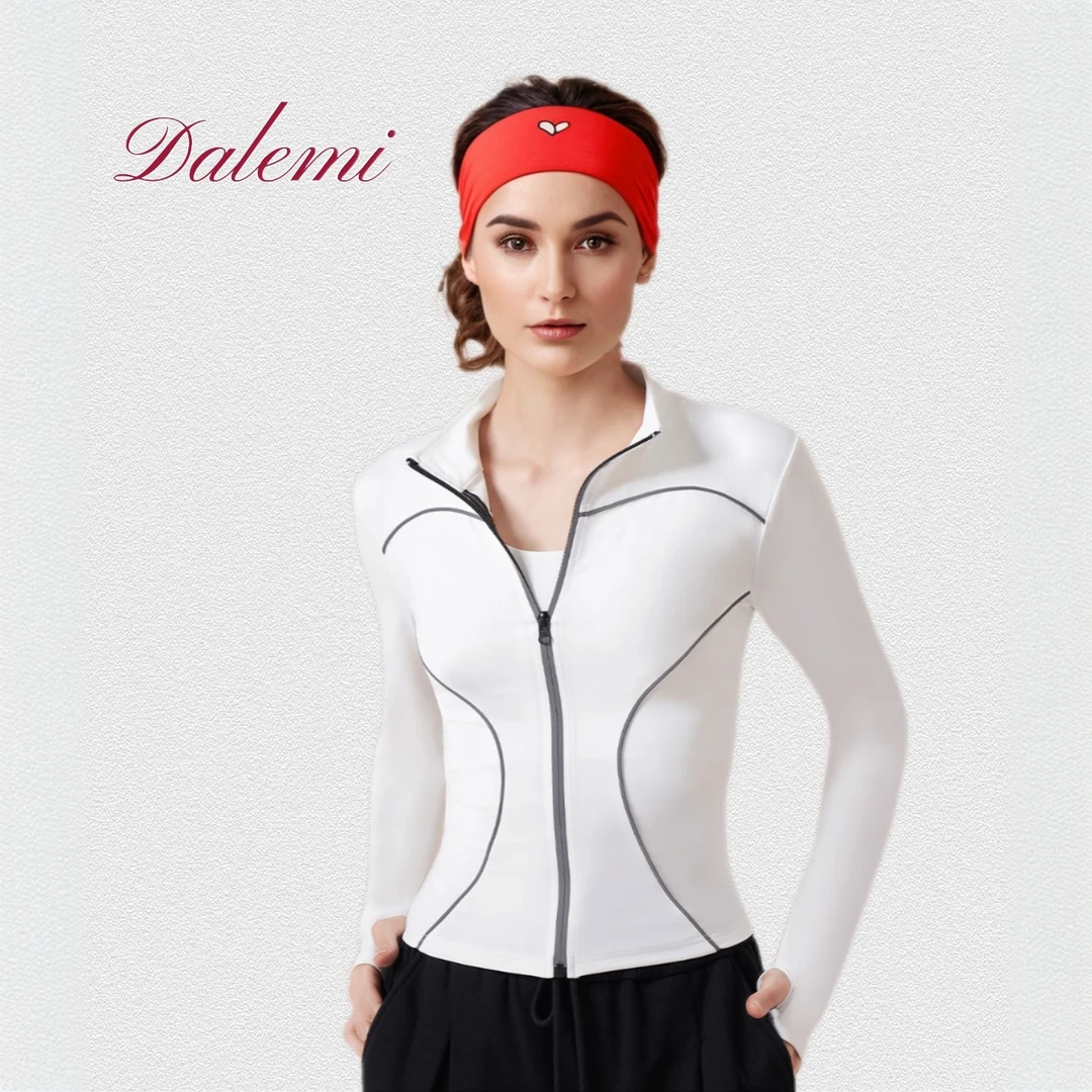 【星星专属】春夏夜光双c瑜伽外套修身显廋运动跑步户外休闲健身