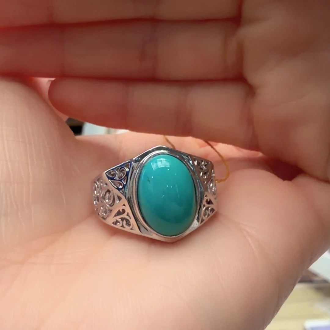 绿松石未镶嵌戒指