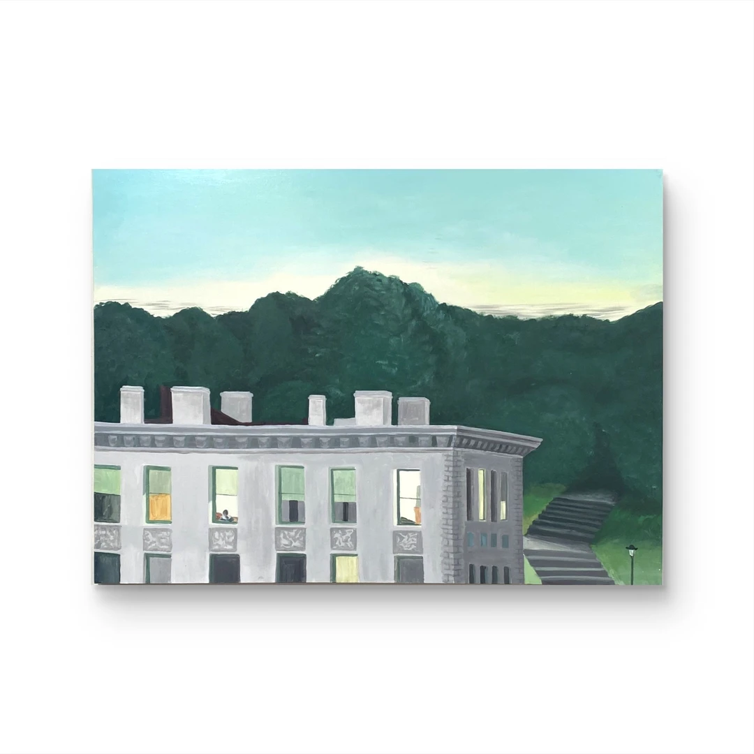 【绿暮】手绘挂画  “105*140” No.1380玄关客厅纯手绘装饰画