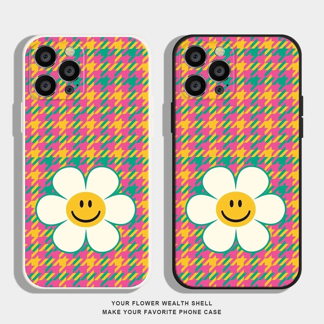 向日花适用苹果16魔方手机壳iphonepromax全包精孔仿液态硅胶