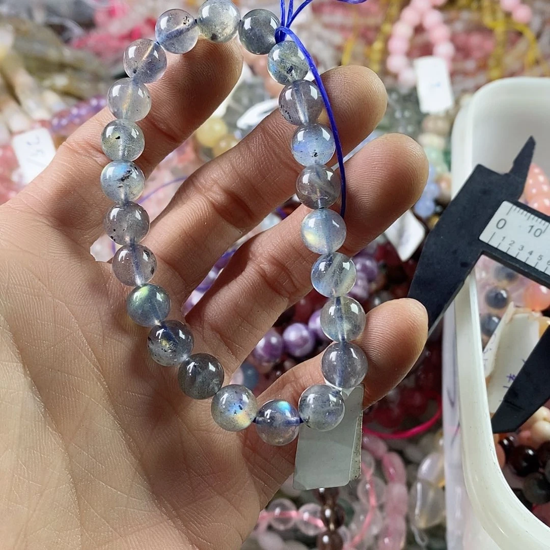 玛瑙/玉髓珠宝半成品合金无**事一条8mmA117