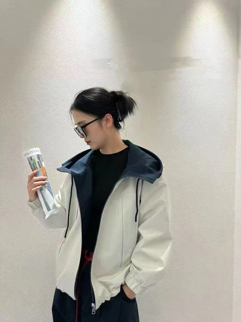 711美式休闲风连帽夹克