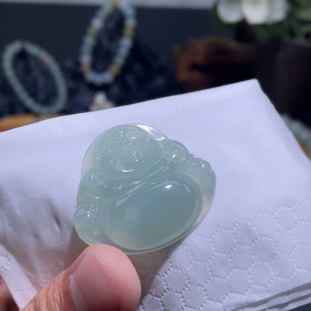 定制翡翠未镶嵌吊坠
