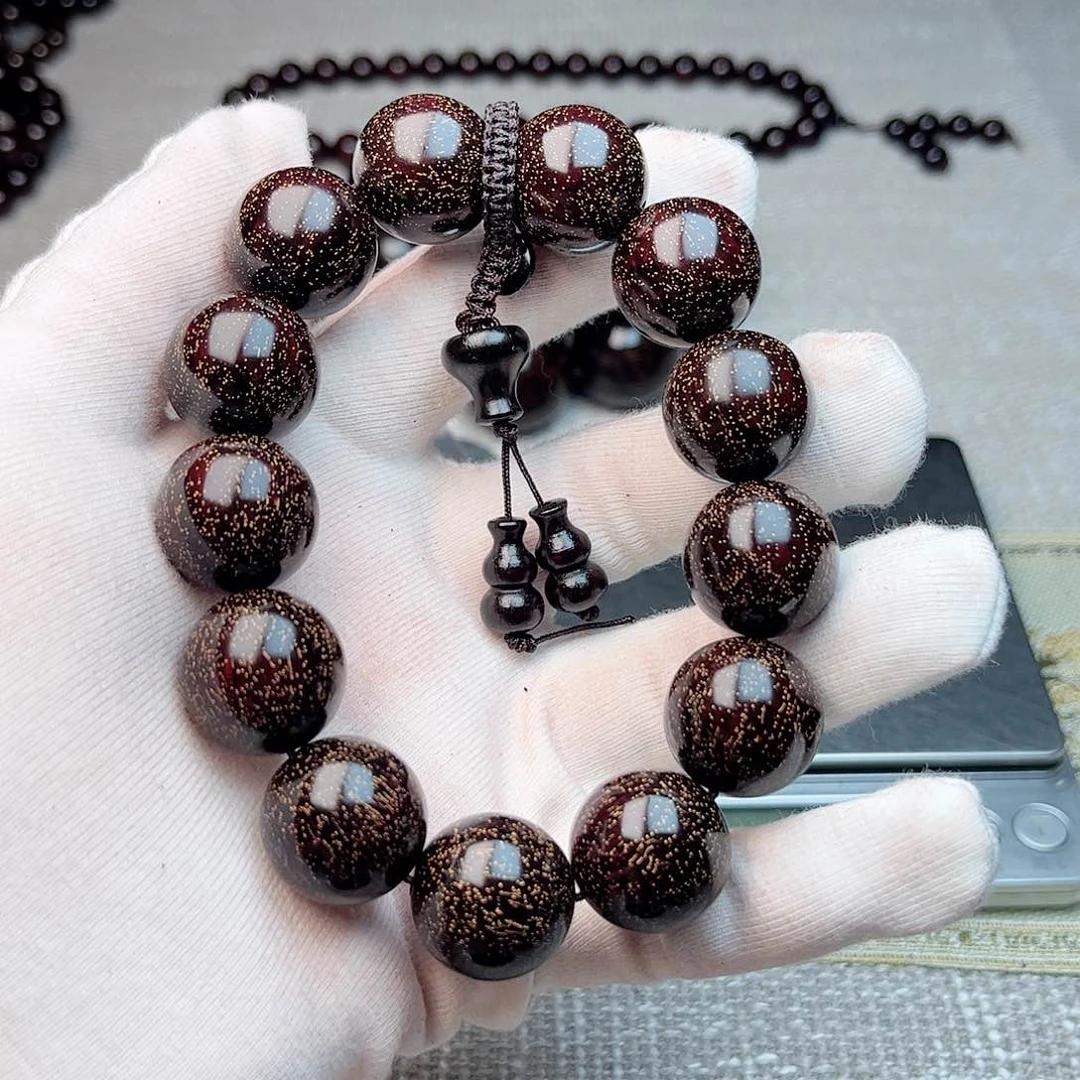 檀香紫檀（小叶紫檀）阿*1.8 爆星 13颗