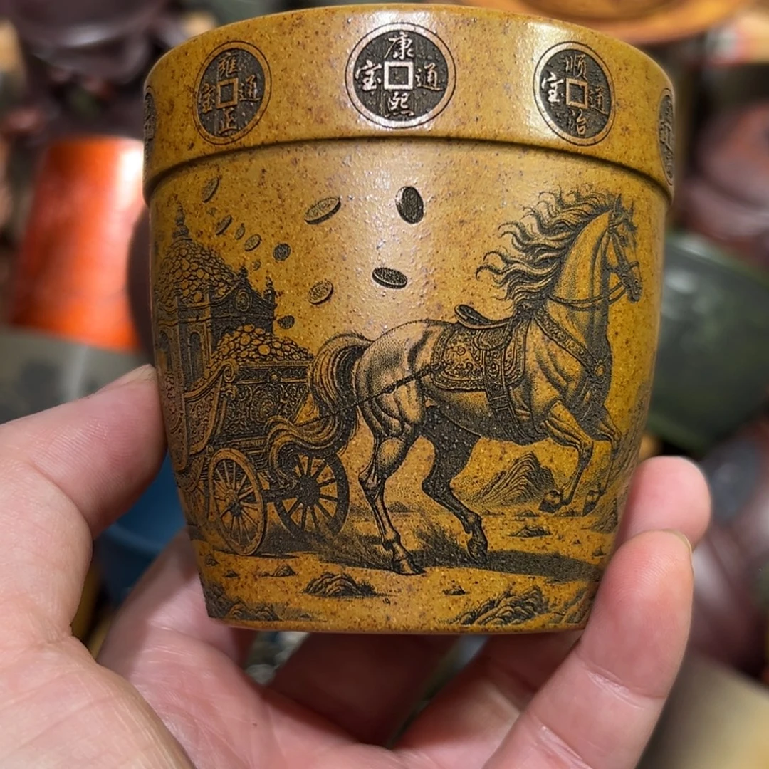 茶杯紫砂宜兴紫砂主人杯