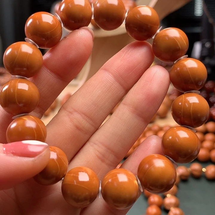 橄榄核手串1.45水晶核