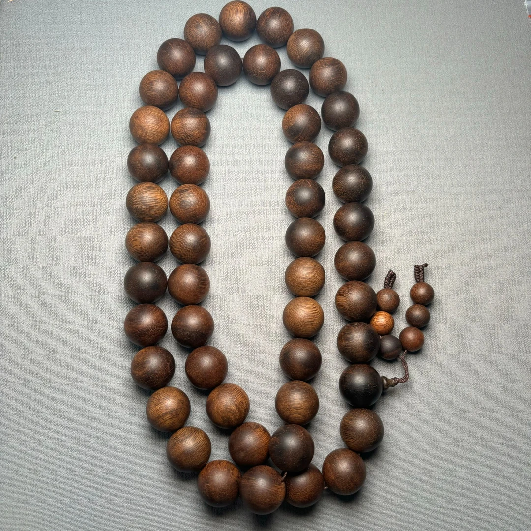 DZX038 沉香大圆珠项链尺寸约20mm 多样性发一件