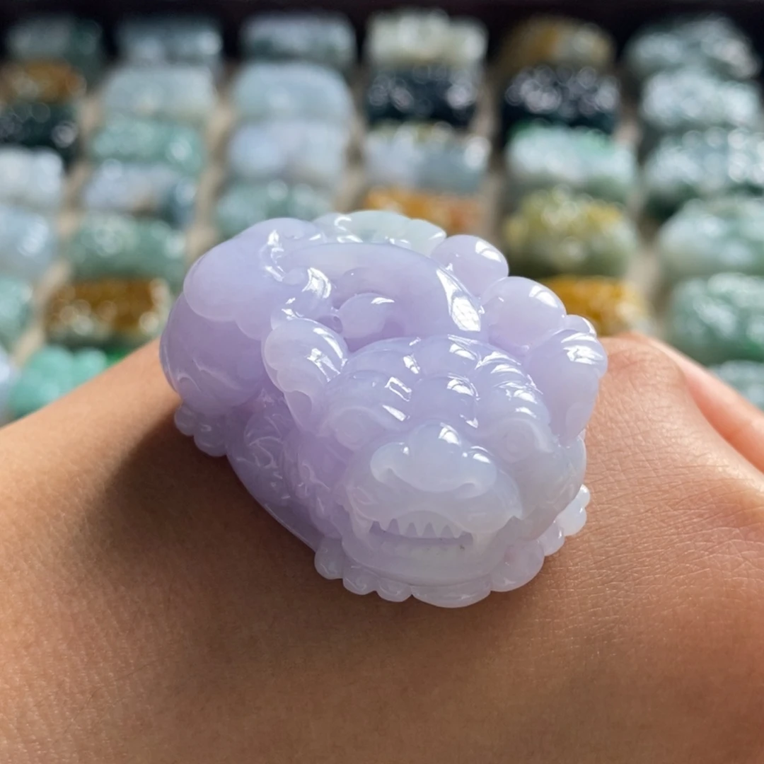 翡翠未镶嵌颈饰天然翡翠貔貅吊坠