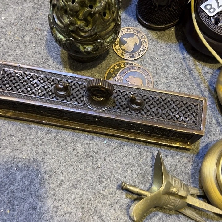 心***愿黄铜摆件，文房工艺品摆件