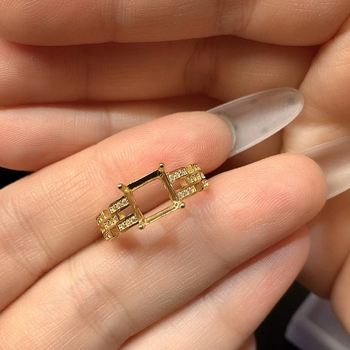 石榴石戒指托未镶嵌