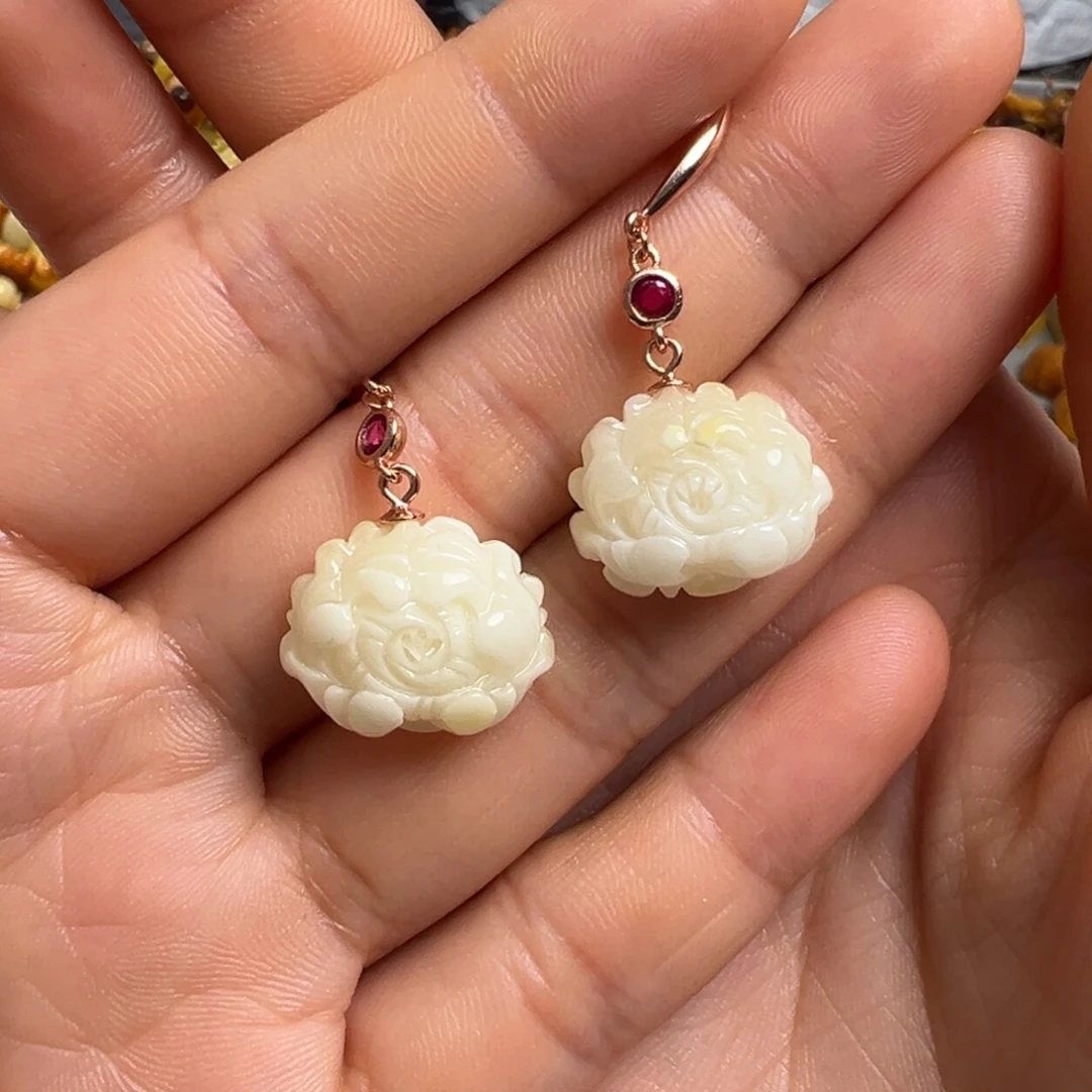 银S925镀金镶嵌蜜蜡裸石蜜蜡