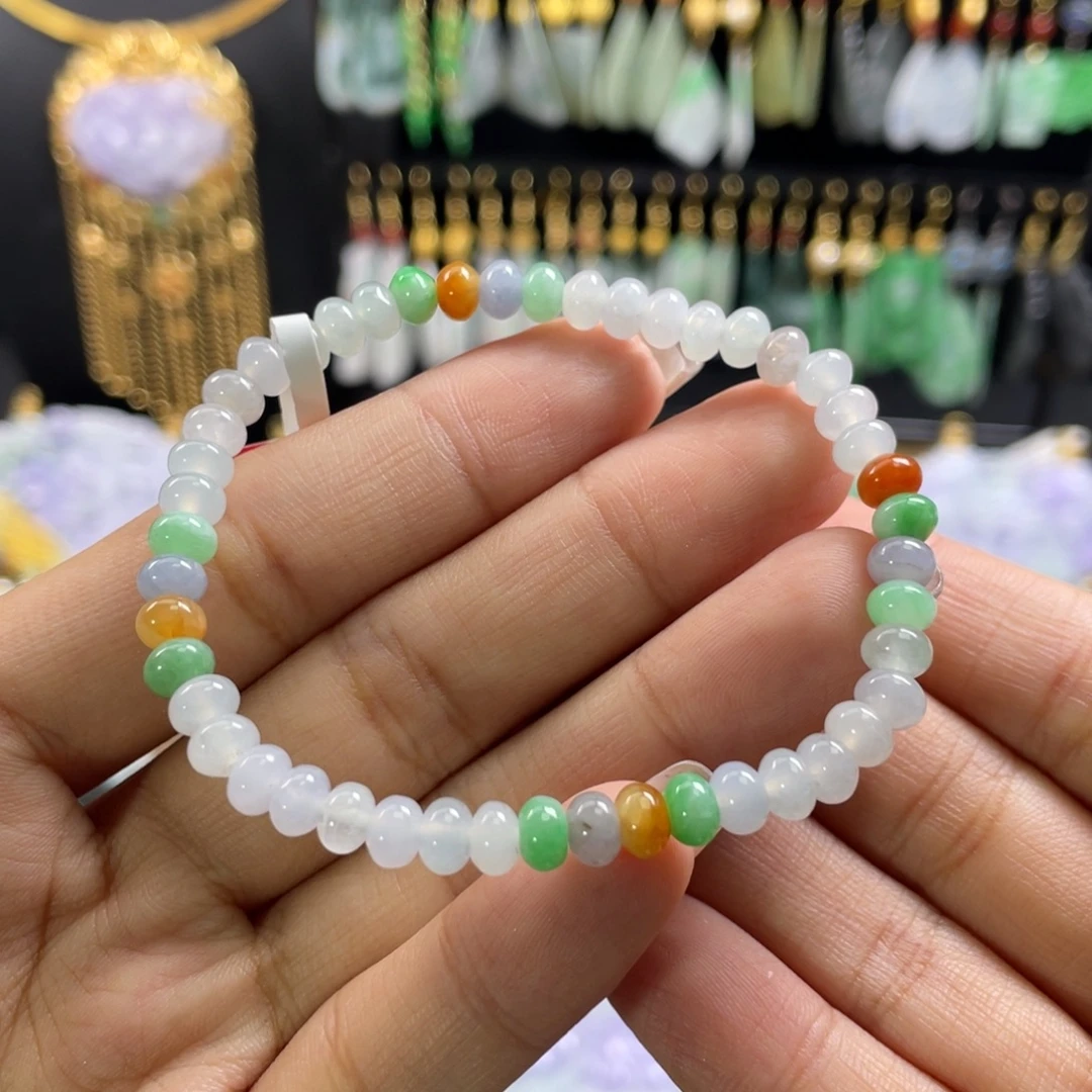 未镶嵌手串翡翠代编织