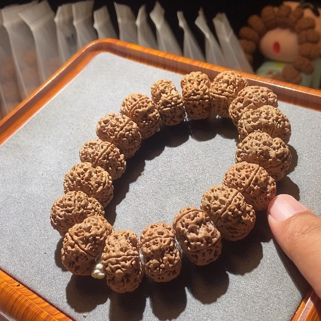 吊坠金刚菩提孤品原生态甲板双龙26mm