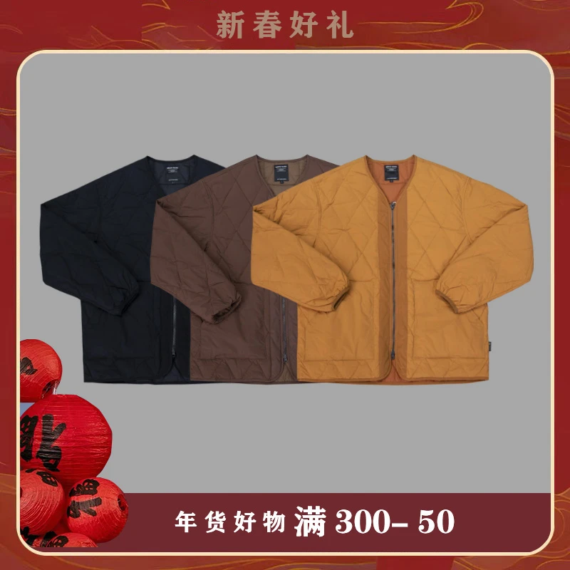 2025新款道袍羽绒服外套复古休闲日系宽松百搭0937