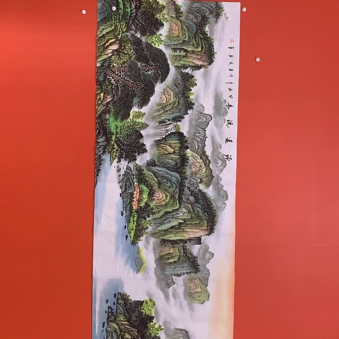 国画山水花鸟国画作品