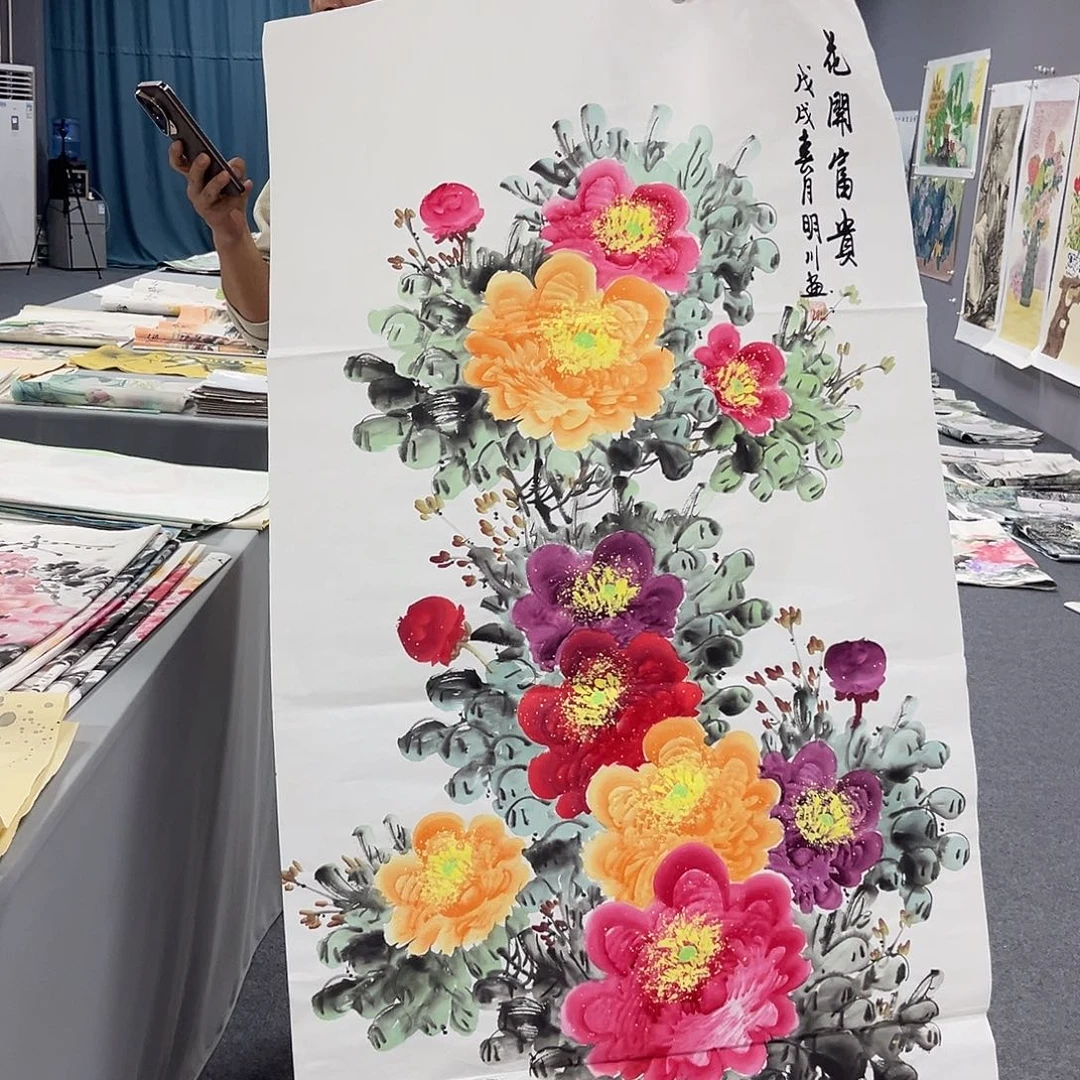 国画国画老师作品