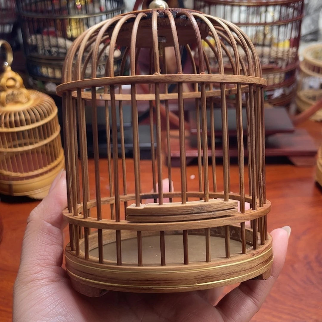 黄金檀圆形蝈蝈笼