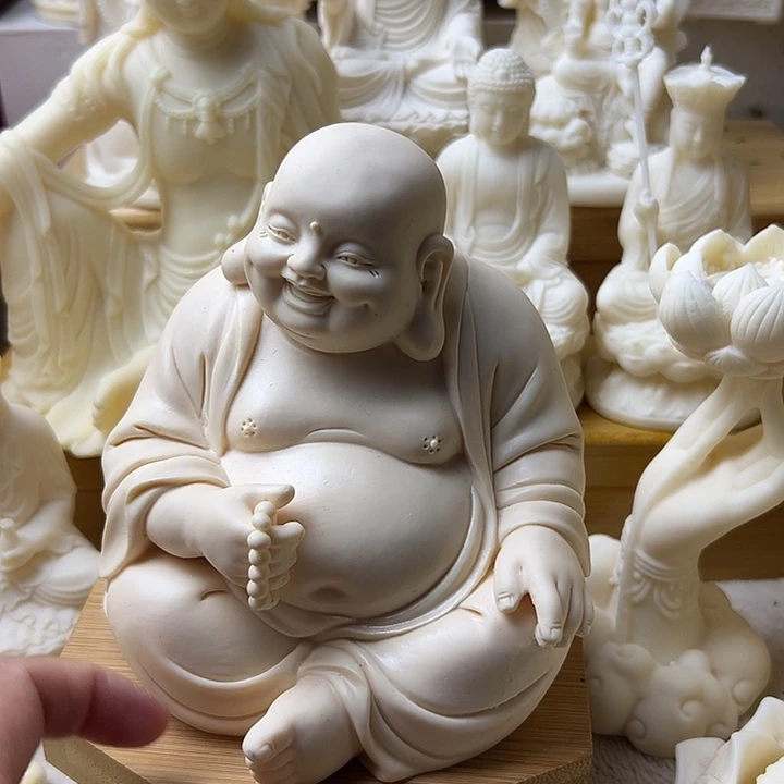 啄***店藤弥勒14公分摆件➕送底座