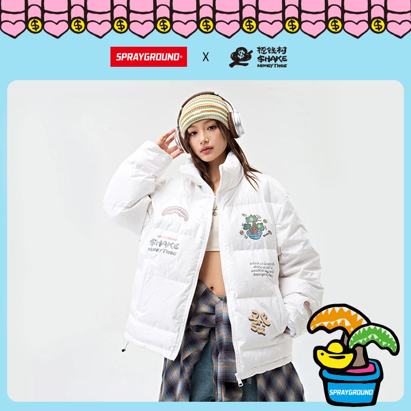 SPRAYGROUND鲨鱼嘴羽绒服潮流保暖印花时尚JM WE041305活动
