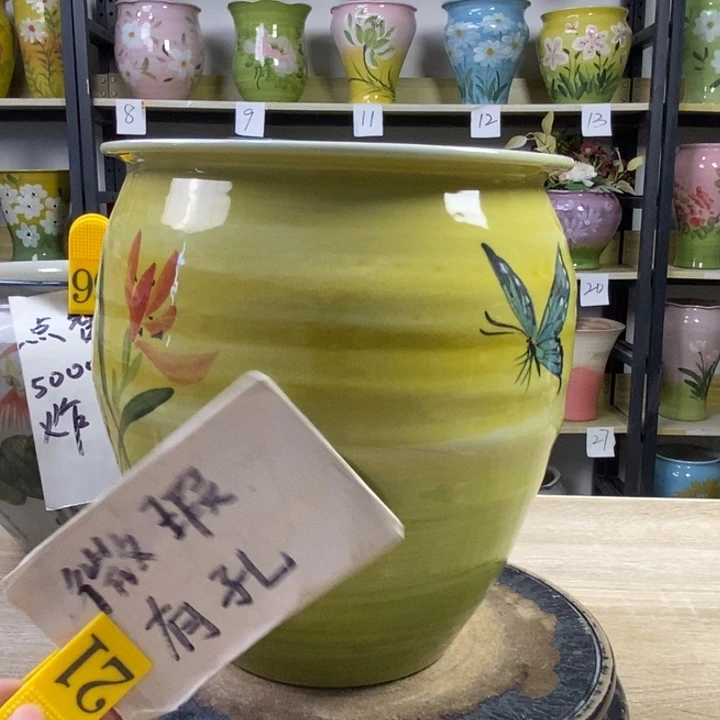 景德镇高温陶瓷花盆