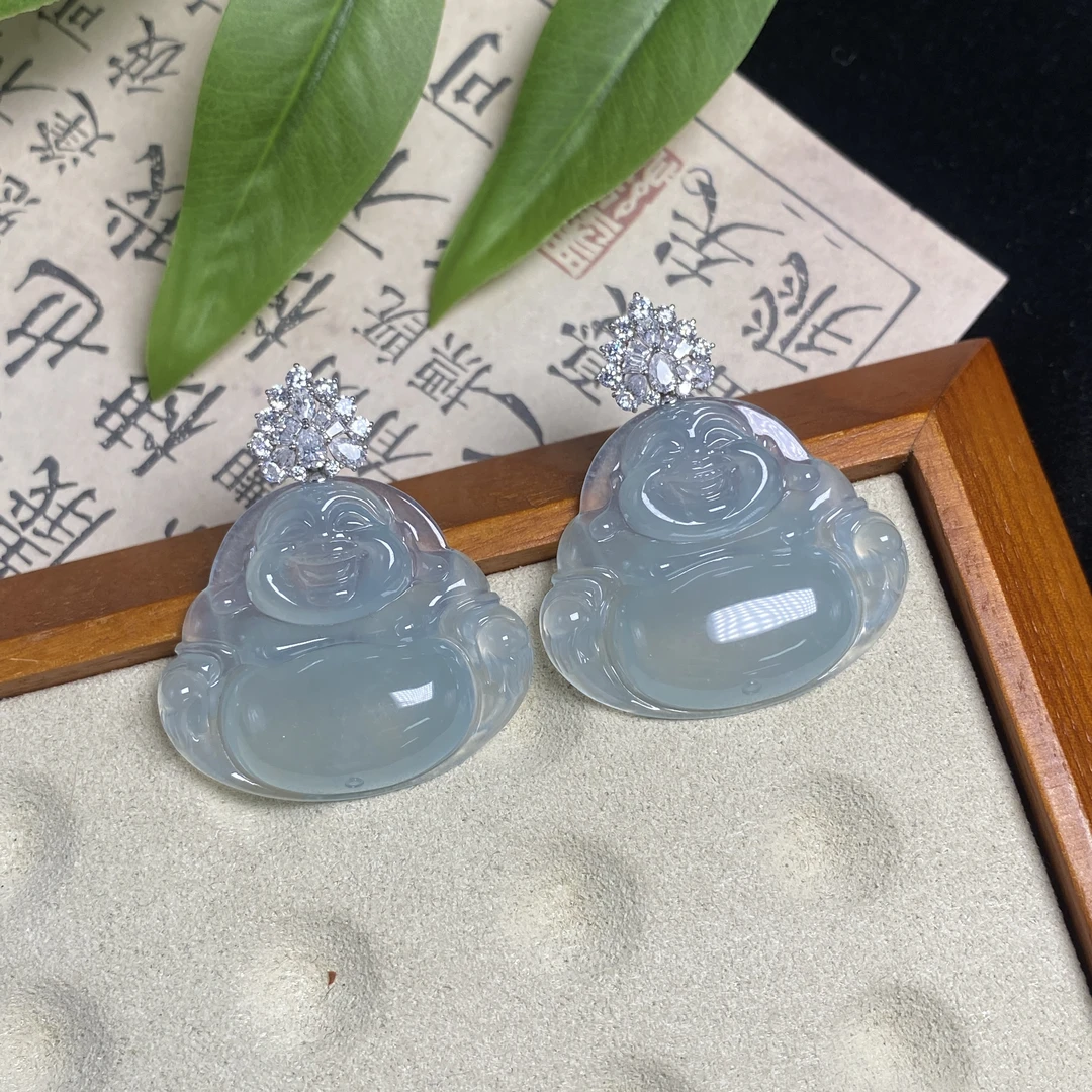 思懿手镯之家-18k翡翠佛公-约31*24*6mm-88007-CYX-多样性发一