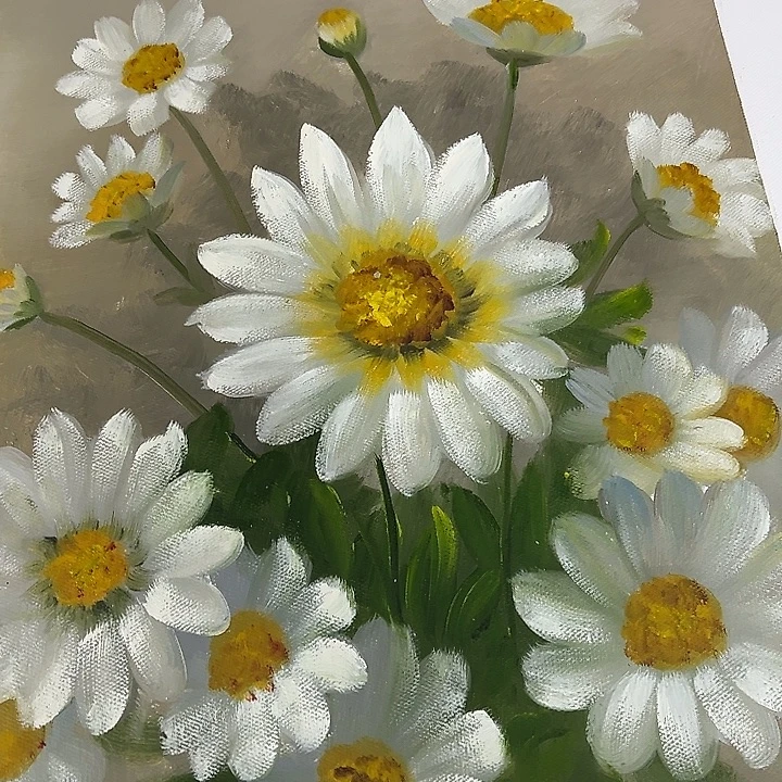 油画恭喜仔仔细细之一