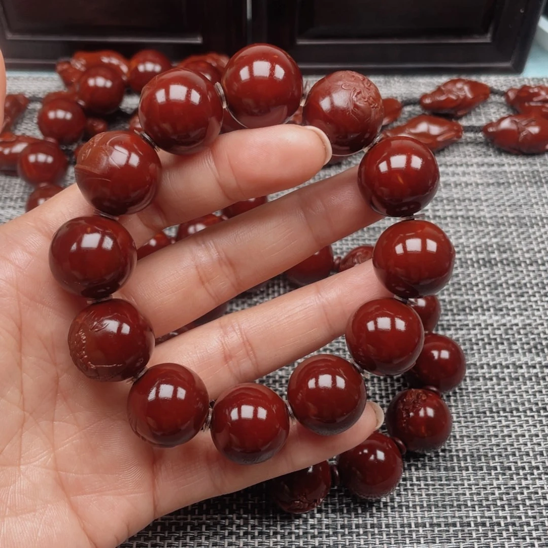 手串/手链橄榄核和****4罗汉20