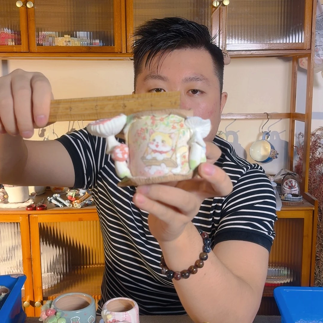 老梧家的手工多肉花盆