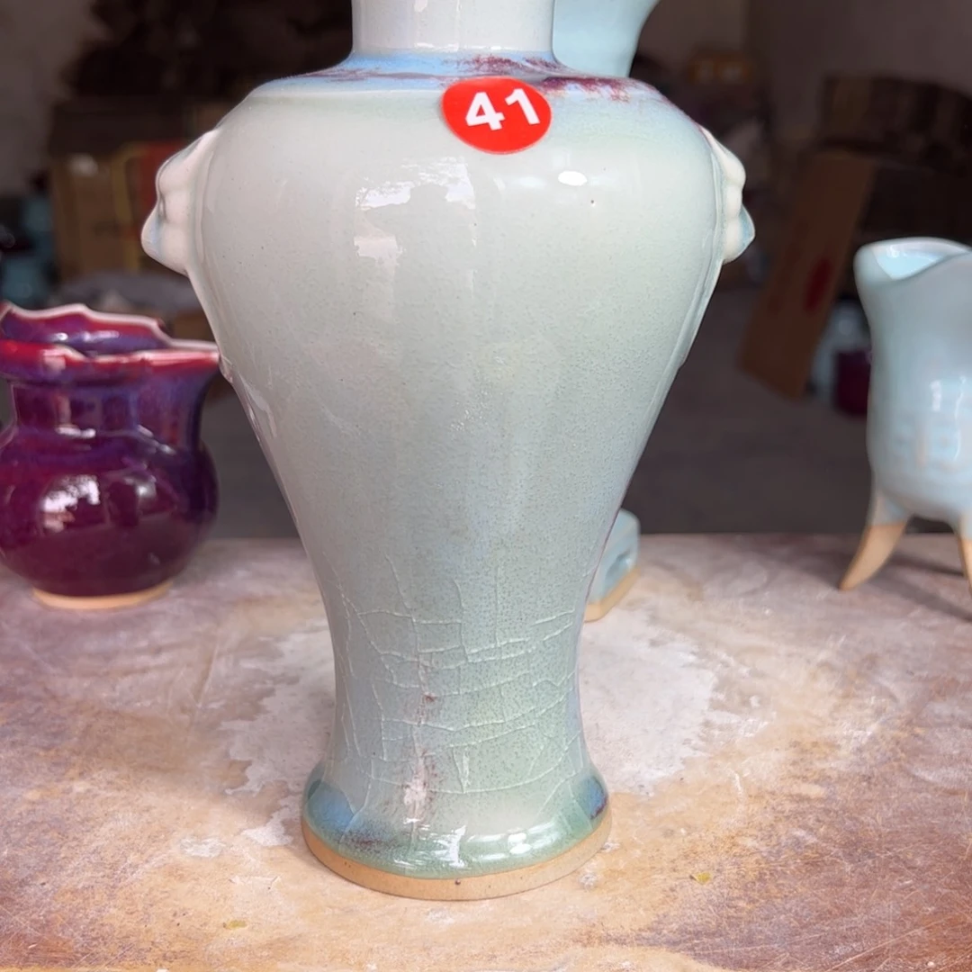 摆件郑家钧窑摆件微