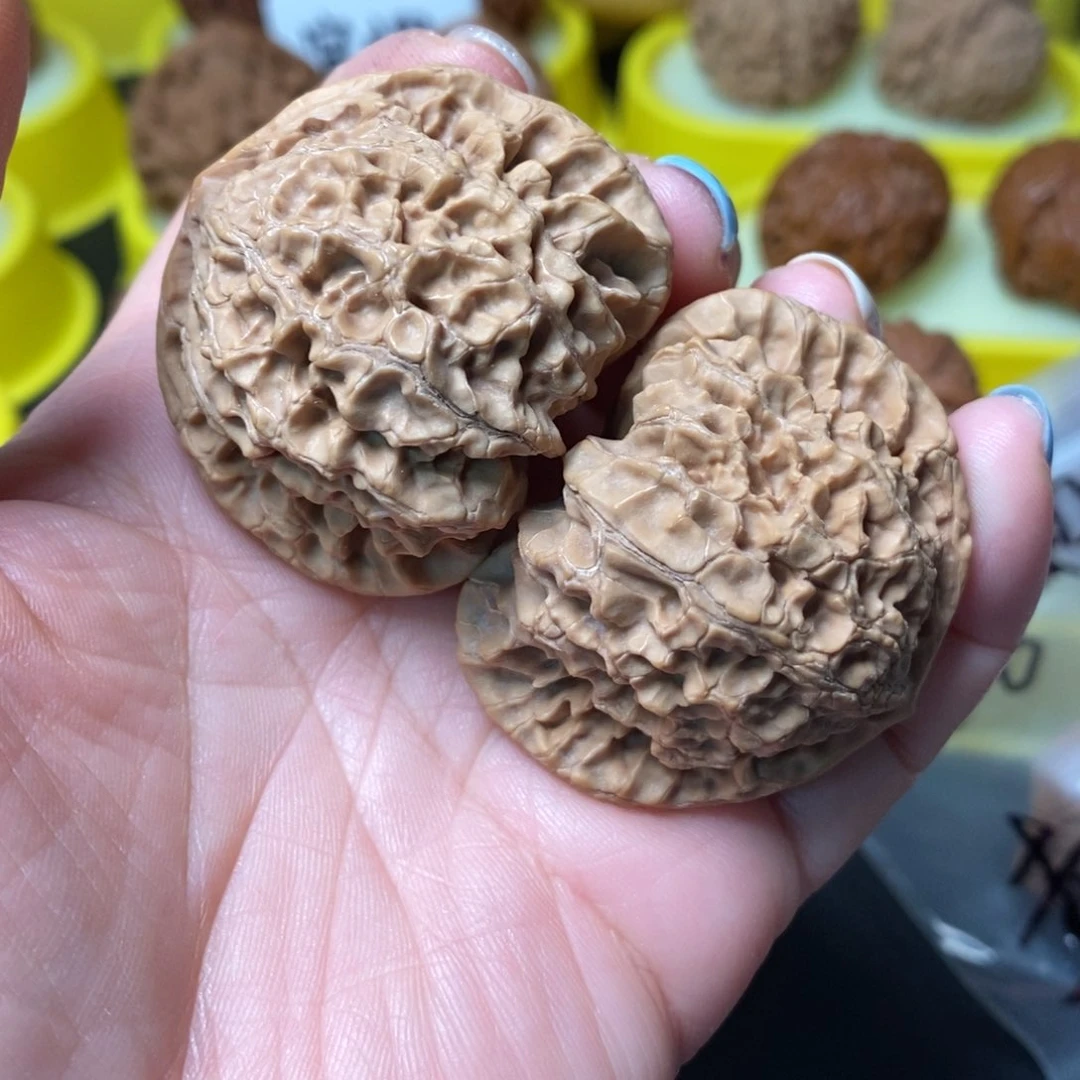 文玩核桃吊坠狮子毛有修