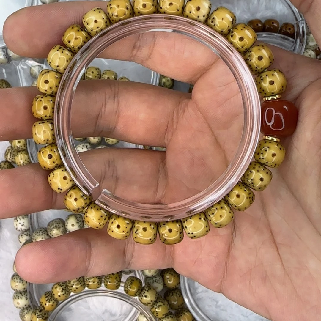 虎***儿吊坠星月菩提大眼月朗星稀