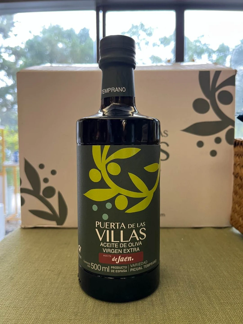 原产地地理保护标志西班牙别墅之门原装高油酸早收特级初榨橄榄油