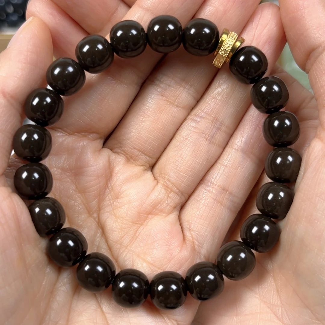 手链未镶嵌和田玉卡10老形珠珠宝级