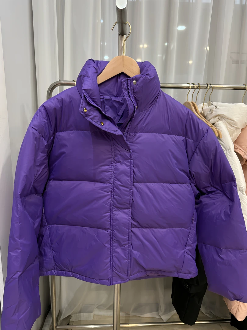 现编码911短款外套女装修身百搭时尚通勤休闲新抽绳宽松秋冬保暖