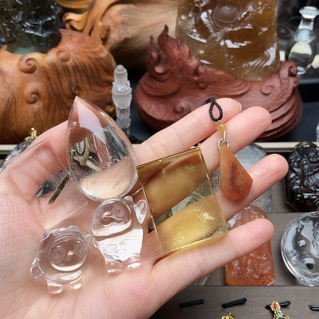 考***5颈饰水晶未镶嵌吊坠