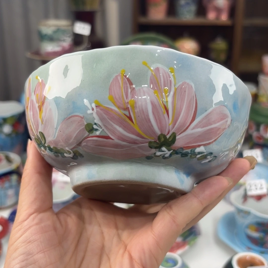 景德镇手绘高温釉下彩陶瓷茶具