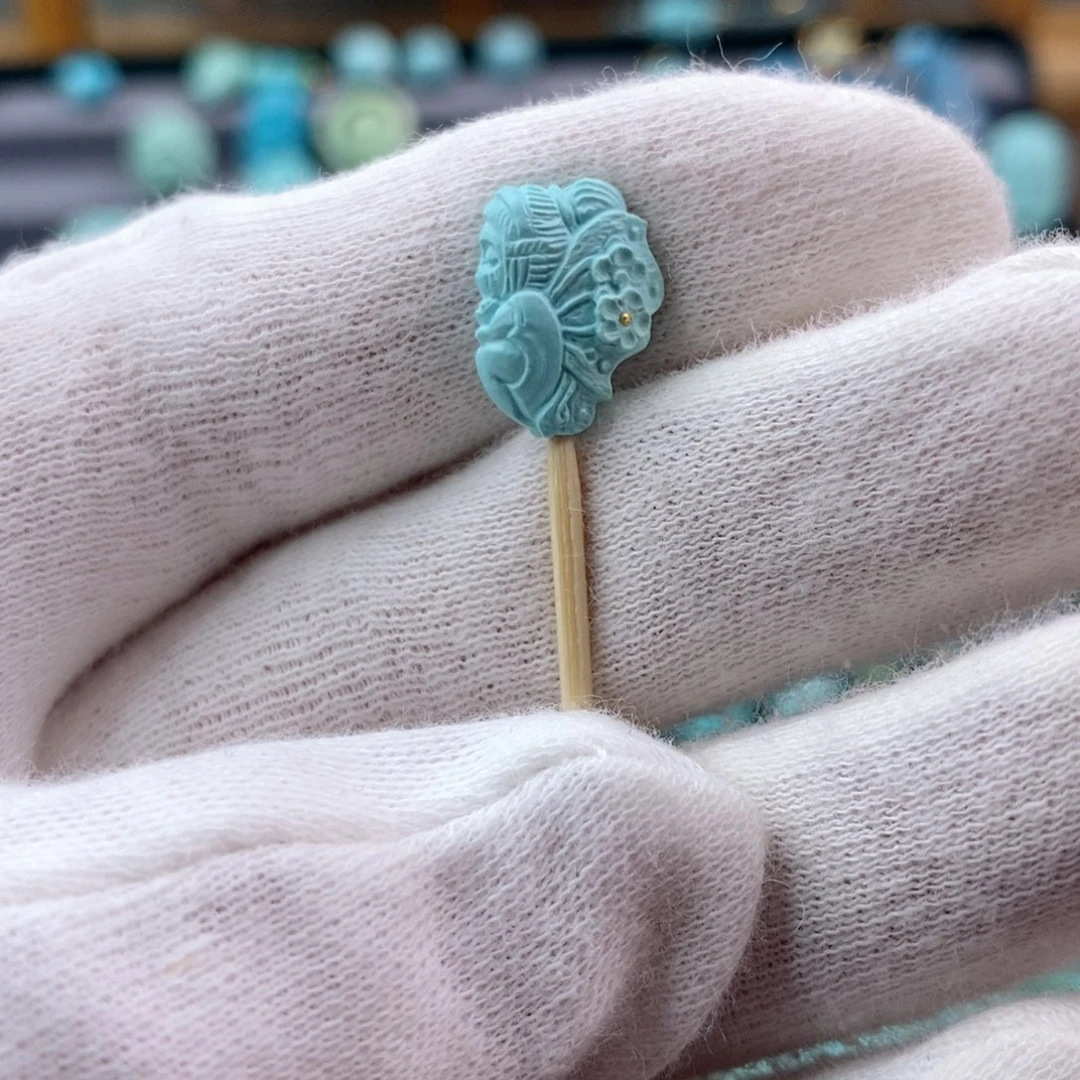 绿松石珠宝奇石未镶嵌