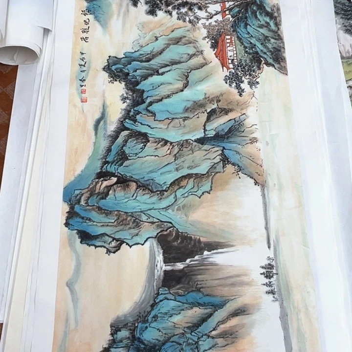 国画70/140纯手绘国画作品