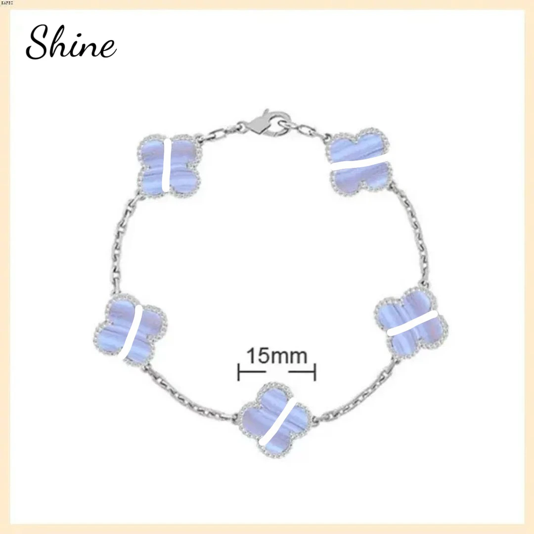 合金手链 紫色花花女间钻手链