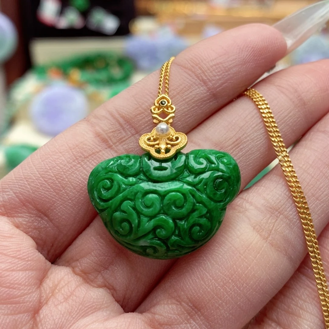 颈饰未镶嵌翡翠翡翠吊坠
