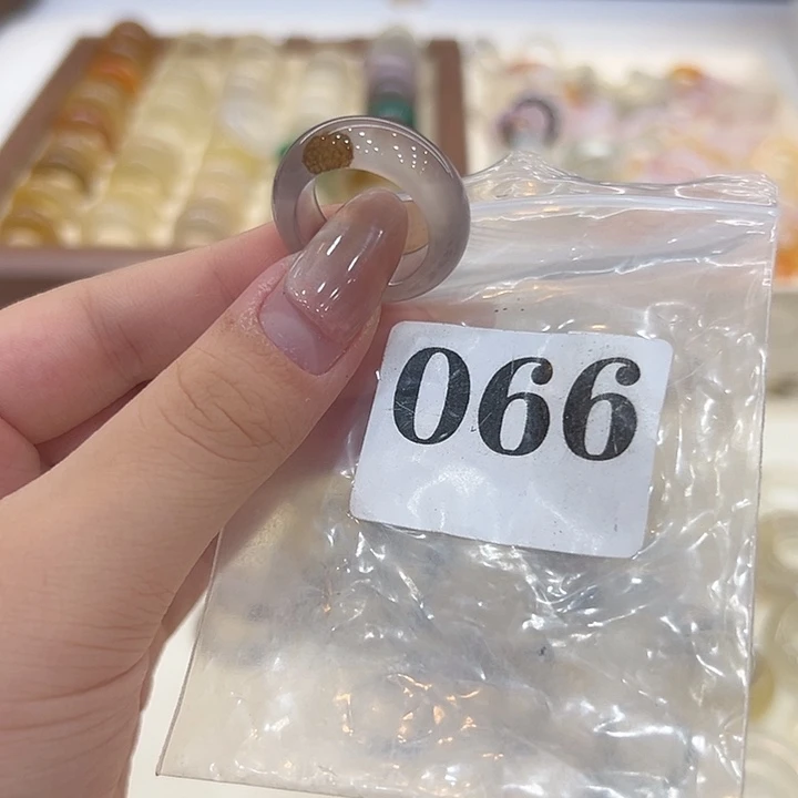 合金戒指玛瑙/玉髓66港18