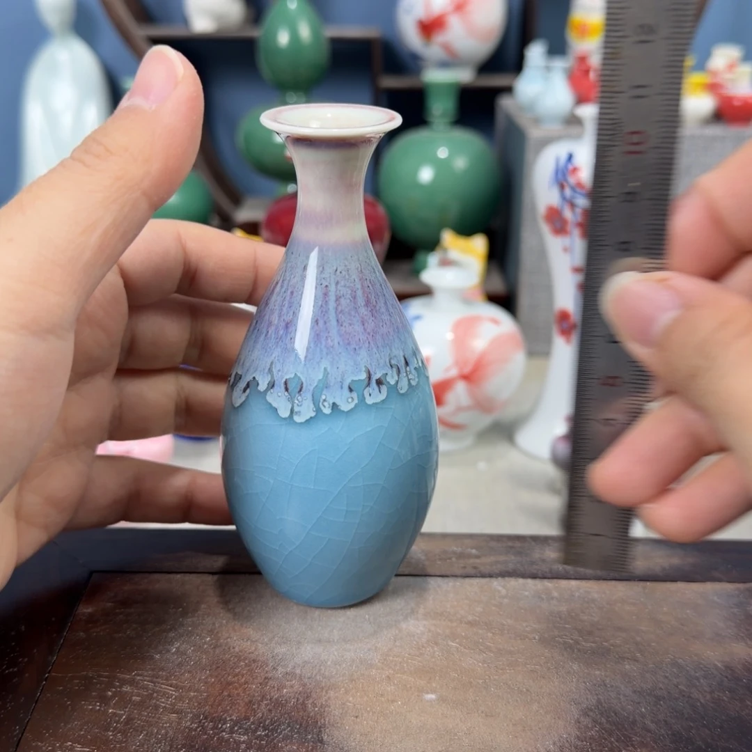 陶瓷手工小花器摆件