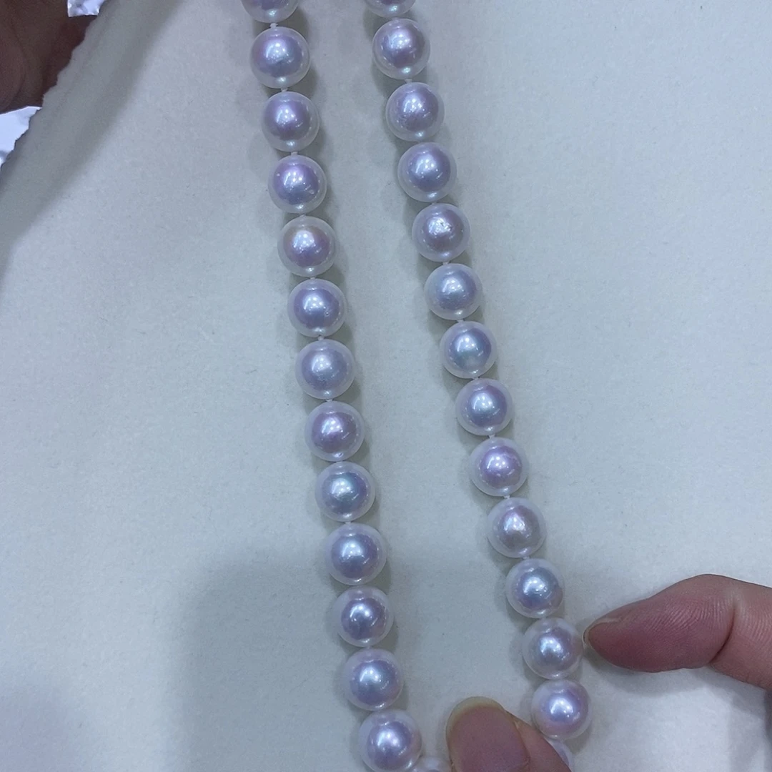 ****彤淡水珍珠颈饰银S925镶嵌