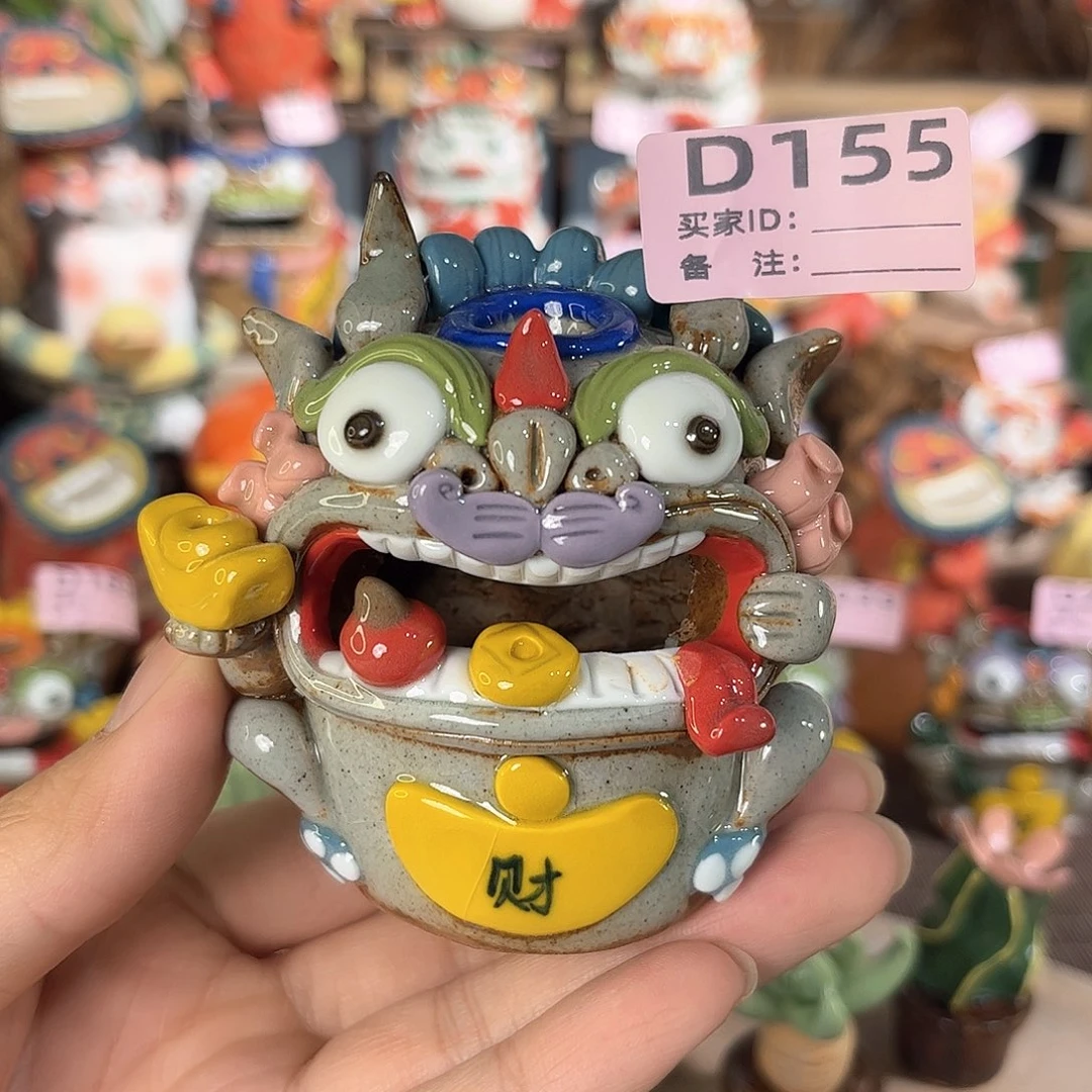 泥塑纯手工茶宠摆件