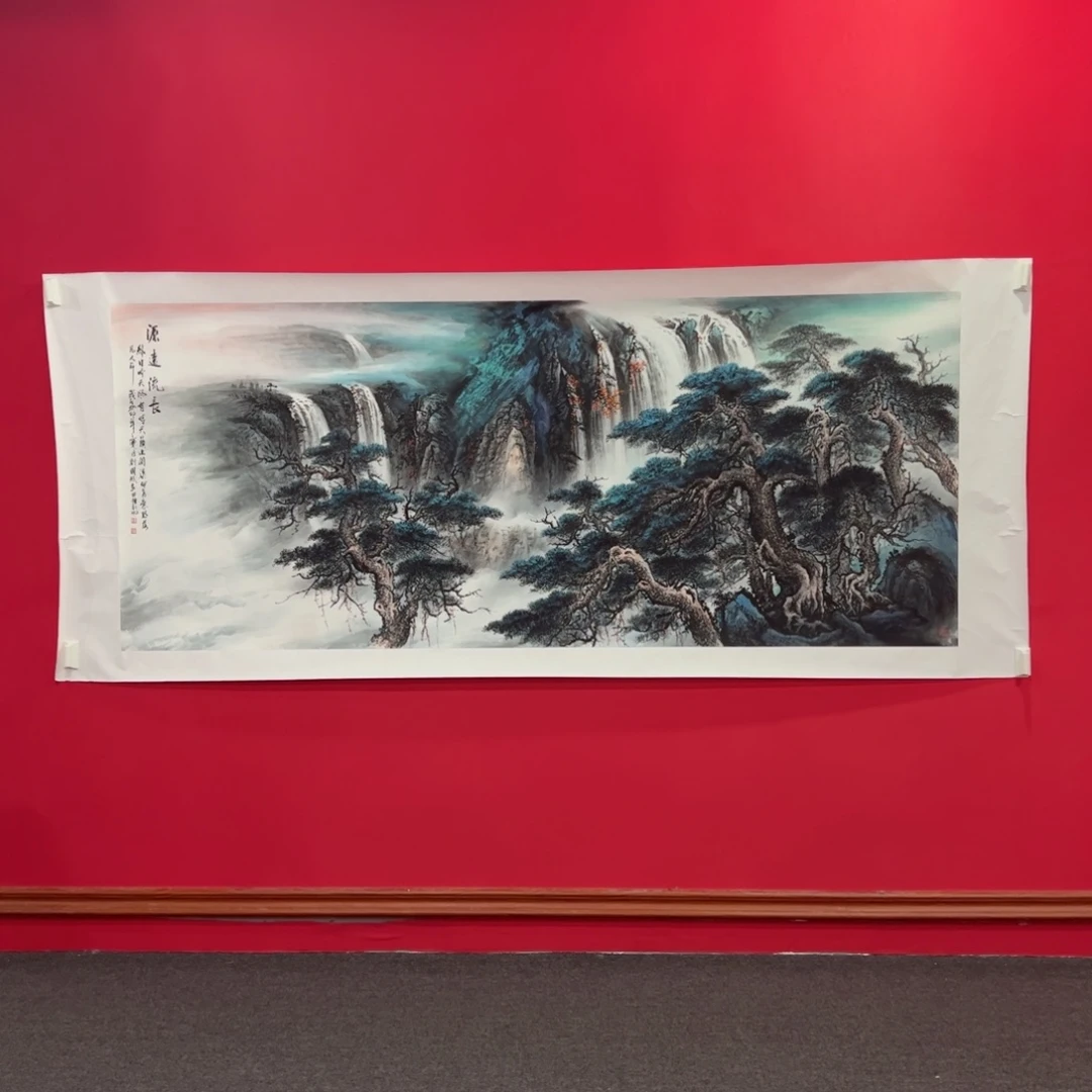 长***河国画刘国斌老师精品