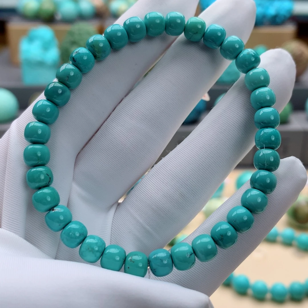 绿松石18K金镶嵌珠宝奇石