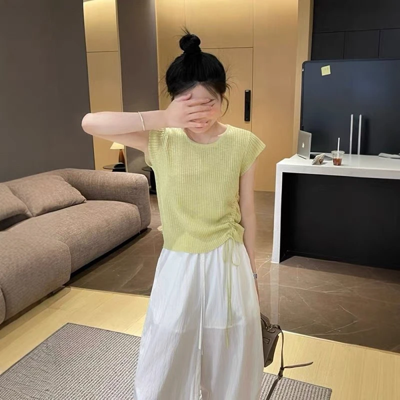 【碳黑色】3812超柔软新款高品质圆领针织上衣