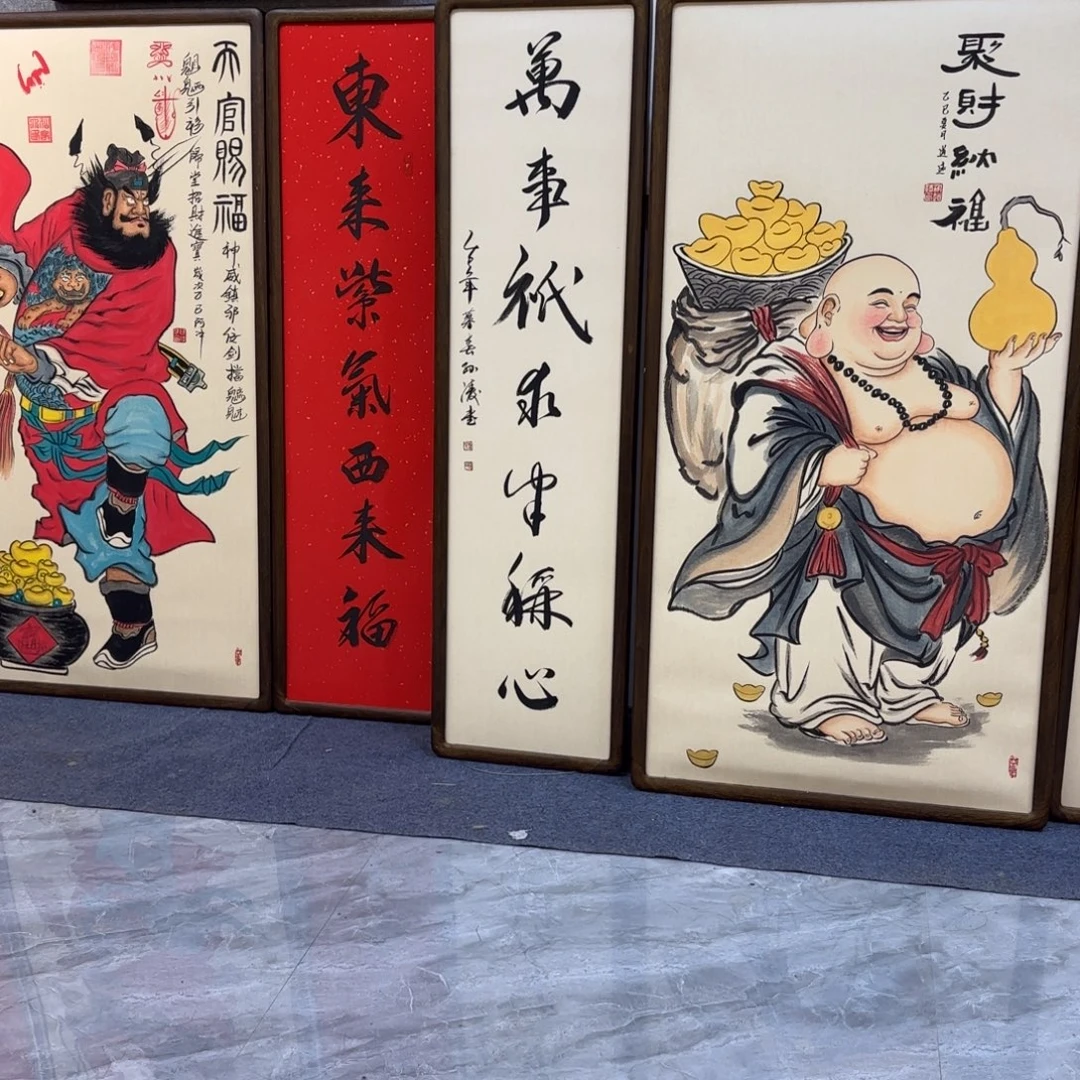 爬***景国画阿冲手绘钟馗