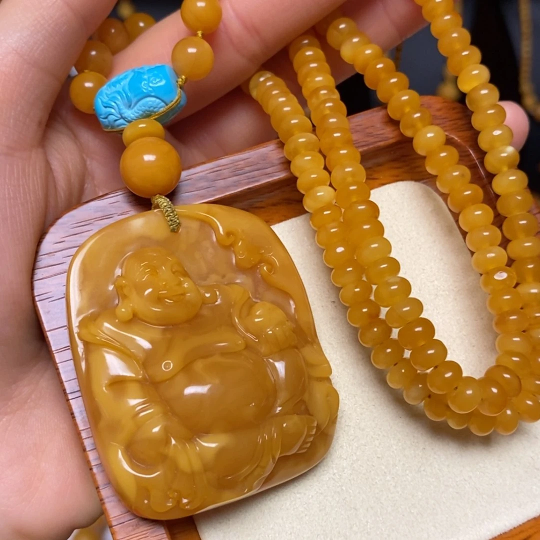 【闪购商品】蜜蜡颈饰未镶嵌项链