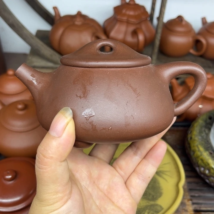 茶壶紫砂宜兴紫砂原矿泥料230